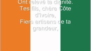 Hymne national de la Côte dIvoire [upl. by Lybis251]