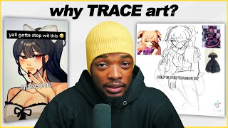 The Worst Type Of Art In The Art Community TRACING ART [upl. by Ratcliffe850]