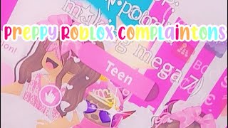 Preppy Roblox complaintons 🌈🦩🤍 [upl. by Evol684]