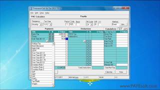 PAYEsoft  TimesaverCalc for Tax UK PAYE Calculator [upl. by Enortna]