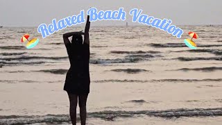 Unwind with me on Beach Vacation 🏖️🌊 Nagaon Beach and Delicious Seafood ❤️ [upl. by Lemaj]