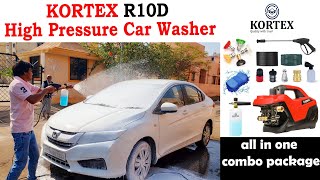 kortex R10D high pressure car washer machine review [upl. by Athenian879]