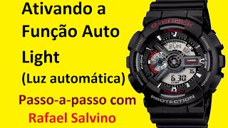 Casio G shock Ga110 Auto Light Luz Automática Parte 67  Rafa Medeiros [upl. by Miksen]