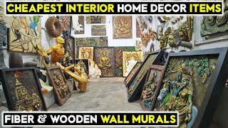 Decorative handicraft homedecor Items  Fiber amp Wooden wallmurals  Interior Decor Manufacturers [upl. by Pam]