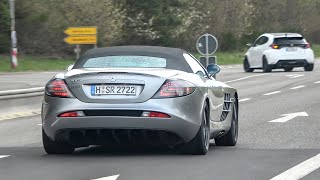 Cars Leaving Nürburgring Tankstelle SLR Huracan EVOSTO SLS BS EVO R8 GT RS4 B5 Widebody M140 [upl. by Enitsrik]