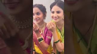 निहारिका पल्लवी यांची भन्नाट रील shorts  Disha Pardeshi  Pooja Birari [upl. by Loma574]