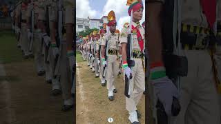 78th Independence day parade ground Tripura State Rifles march past swag tsrmotivationstatusdmr [upl. by Jarus]