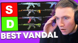 The ULTIMATE Valorant Vandal Tier List Ranking EVERY Vandal 2024 [upl. by Tesler]