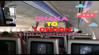 GoPro  Dhaka to London  Full Journey  Biman Bangladesh 787 Dreamliner  Real Flight Experience [upl. by Dode]