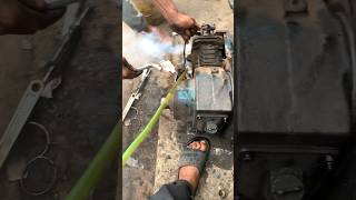 How to start a 20 year old china 1 cylinder 4 hp diesel engineautomobile viral sorts mechanical [upl. by Kremer]