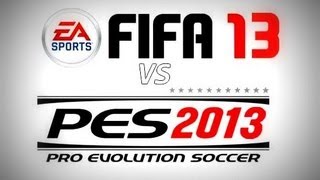 FIFA 13 vs PES 2013 Comparison  First Impressions [upl. by Xavler]