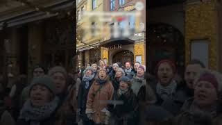 Norwegians sing Palestinian National Anthem [upl. by Ecilahc]