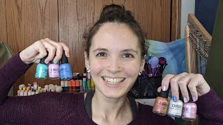 Orly Spring 24 Aqua Aura Collection Swatches and Review [upl. by Zoa]