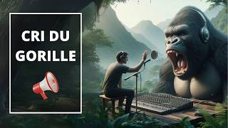 Écoutez le puissant cri du gorille  🦍 Bruit gorille  The cry of the gorilla 🔊 [upl. by Lseil]