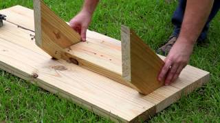 How to Build a Raised Bed with Benches [upl. by Nelan]