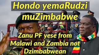 Chabvondoka  Hondo yemaRudzi muZimbabwe  Zanu PF yese from Malawi and Zambia inzwai 🇿🇼🇿🇼 [upl. by Enenstein449]