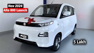 New Alto Launch in 2024🔥 Maruti Suzuki Alto 800 New 2024 Model  Price Specificatin and Review [upl. by Talbert]