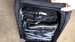 Zuca Flyer Travel Bag In Black amp Silver Unboxing 72514 [upl. by Hotze]