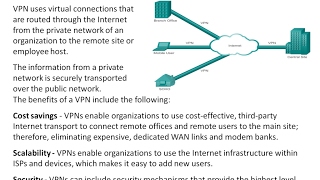 71 VPNs CCNA 4 Chapter 7 Securing SitetoSite Connectivity [upl. by Ahseiat]