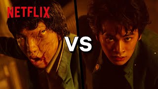 アクションシーン  幽助 vs 桐野（with 魔回虫） 幽☆遊☆白書  Netflix Japan [upl. by Brenan]