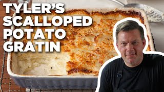 Tyler Florences Creamy Scalloped Potato Gratin  Food Network [upl. by Altheta541]