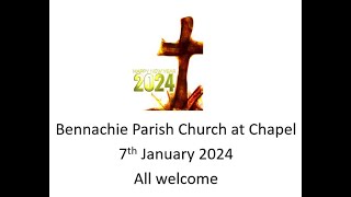 Bennachie Parish Church at Chapel of Garioch Church on 7th January 2024 [upl. by Chatterjee]