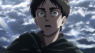 Attack on Titan Season 2  Colossal and Armored Titan Transform 60fps [upl. by Sykleb704]