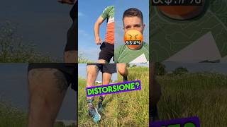 Distorsione alla caviglia trailrunning sterrato running [upl. by Colbert]