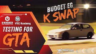 Testing VTECs Budget EG K Swap for Southwest Speed Festival X Global Time Attack [upl. by Kcub]