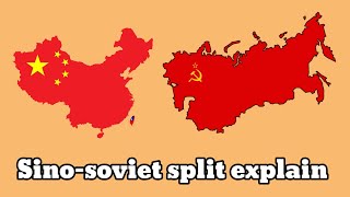 Sinosoviet split explainHow China Soviet Union become enemy [upl. by Cristobal140]