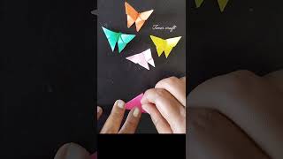 Simple Origami Butterfly origamibutterfly paperbutterflies [upl. by Aman]