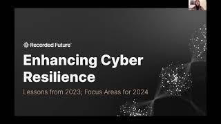 Cyber Resilience 2024 Strategies amp Lessons from 2023 [upl. by Supen]