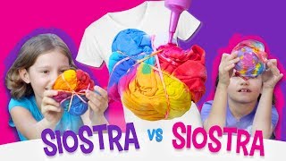 TIE DYE Challenge Siostra kontra Siostra  14 [upl. by Urbannal]