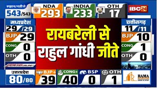 Loksabha Election Result 2024 Live Raebareli से Rahul Gandhi जीते [upl. by Awuhsoj344]