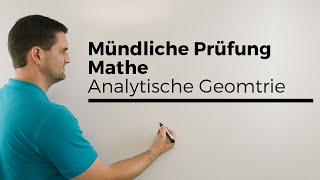 Mündliche Prüfung Mathe Analytische Geometrie Vektoren Beispiele Dreieck [upl. by Ihcas]