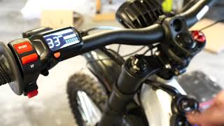 How to switch your Segway eBike or Sur Ron X speedometer to miles per hour imperial [upl. by Sille]