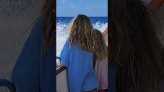 Gulf Stream Crossing 🇧🇸🇺🇸🌴🍻calmsea boatlife alternativelifestyle homeschooling bahamas island [upl. by Sylado]