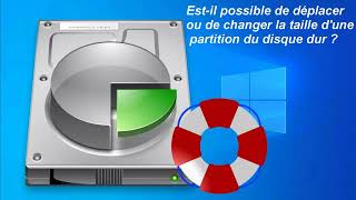 Modifierchanger la taille dune partition Windows 1011 [upl. by Tterraj]