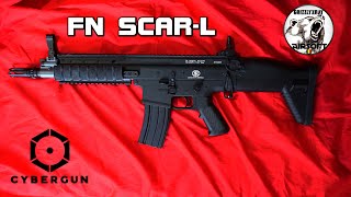 FN SCARL AEG  CyberGun  Airsoft Review [upl. by Nonnairb664]