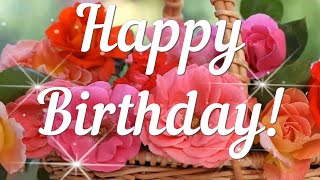 Best Wishes for a Happy Birthday  Happy Birthday Wishes message [upl. by Adraynek]