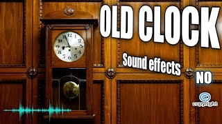 Ticking noises clock noises and an antique pendulum clock sound effect without copyright [upl. by Dacie]