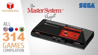 The Master System Project  All 314 SMS Games  Every Game USEUJPBR [upl. by Rebeh]