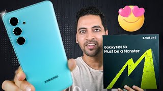 Samsung Galaxy M55 5G Unboxing  New Challenger [upl. by Serrano]