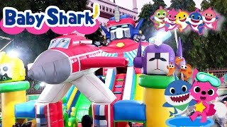 OdongOdong Lampu Cantik  Odong Odong Istana Balon  Lagu Baby Shark [upl. by Vassell762]