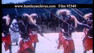 Watusi Tribal Dancing Belgian Congo 1950s  Film 95549 [upl. by Manville]