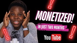 How I Got MONETIZED And Over 3k Subscribers in 2 Months😱 [upl. by Kalie]