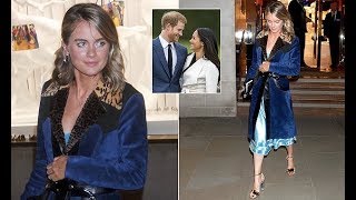 Cressida Bonas parties amid Prince Harry engagement news [upl. by Eitsirk]