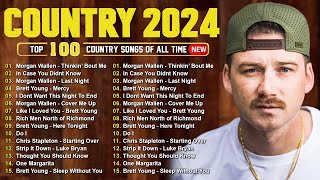 Country Music 2024  Morgan Wallen Brett Young Luke Combs Chris Stapleton Kane Brown Luke Bryan [upl. by Eirual]