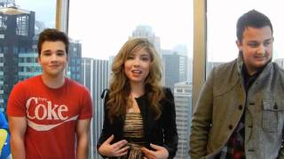 M Exclusive Video iCarly stars talk about the new episode [upl. by Maurer]