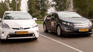 Chevrolet Volt vs Toyota Prius Plugin [upl. by Llerdnam]